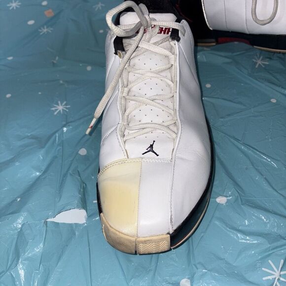 Air‎ Jordan Team Elite II White/Varsity White Red Black Sz 13 model 310011-130 main image 12